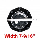 WRX-8856B / Worx Alloy Gloss Black 5/6-Lug Bolt On Center Cap 4