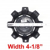 WRX-8899RB / Worx 8-Lug Gloss Black Dually Rear Center Cap 4