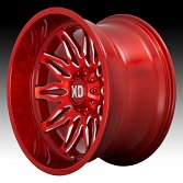 XD Series XD859 Gunner Candy Red Milled Custom Truck Wheels Rims 2