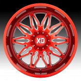 XD Series XD859 Gunner Candy Red Milled Custom Truck Wheels Rims 3
