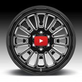 XD Series XD864 Rover Gloss Black Milled Custom Truck Wheels Rims 4