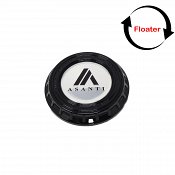 1002-75PX / Asanti Gloss Black Snap In Floating Center Cap