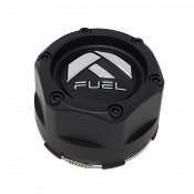 1003-48MB / Fuel Matte Black Snap-In Center Cap