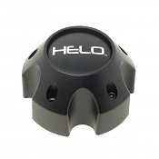 1079L121HE1SB / Helo Satin Black 5-Lug Bolt-On Center Cap