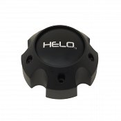 1079L140AHE1SB / Helo Satin Black 5-Lug Bolt-On Center Cap