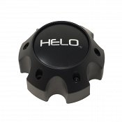 1079L140HE1SB / Helo Satin Black 6x135 Bolt-On Center Cap