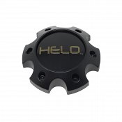 1079L140HE1SBDC / Helo Satin Black 6x135 Bolt-On Center Cap