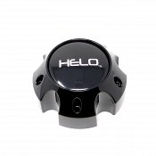 1079L145AHE1GB / Helo Gloss Black 5-Lug Bolt-On Center Cap