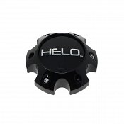 1079L145HE1GB-H42 / Helo Gloss Black 6-Lug Bolt-On Center Cap