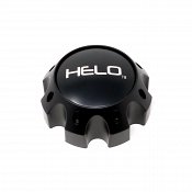 1079L170HE1SB / Helo Satin Black 8-Lug Bolt-On Center Cap
