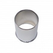 120 / Pacer Open-Ended Push-Thru Chrome Center Cap / 3.28&quot; Diameter and 4.00&quot; Tall