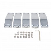 811FIN29018CHR / XD Series 811 Chrome Fins for 20x9 +18 Fitment (Set of 5)