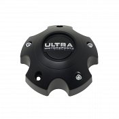 89-9755SB / Ultra Satin Black Bolt-On Center Cap