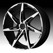 American Racing AR900 Gloss Black Machined Custom Rims Wheels