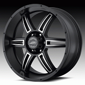 American Racing AR890 890 Satin Black Machined Custom Rims Wheel