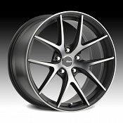 Advanti Racing VI Vigoroso Machined Black Custom Wheels Rims