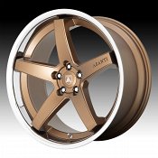 Asanti Black Label ABL31 Regal Matte Bronze Milled Custom Wheels Rims