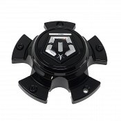 CAP-547BM-TIS / TIS Gloss Black Bolt-On Center Cap