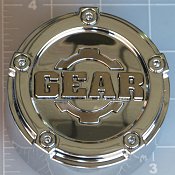 CAP-5L-C14 / Gear Alloy Chrome Snap-In Center Cap