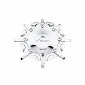 CAP-777CR / Pacer 777C Tenacious Chrome Bolt On Center Cap