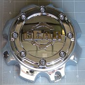 CAP-8L-C14 / Gear Alloy 8 Lug Chrome Bolt-On Center Cap