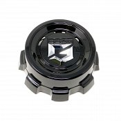CAP-8L2-B20 / Gear Alloy Gloss Black Snap In Center Cap