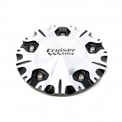 CAP-910MBR / Cruiser Alloy 910MB Attack Machined Black RWD Bolt On Center Cap