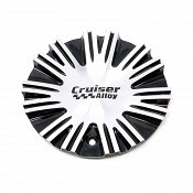 CAP-912MBR / Cruiser Alloy 912MB Shadow Machined Black RWD Bolt On Center Cap