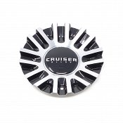 CAP-916MBR / Cruiser Alloy 916MB Shadow RWD Machined Black Bolt On Black Center