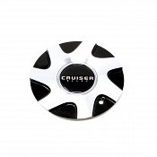 CAP-919MBF / Crusier Alloy 919MB Enigma Machined Black Bolt On Center Cap