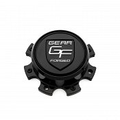 CAP-FG-8B-GF / Gear Alloy Gloss Black Bolt In Center Cap