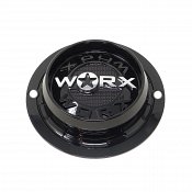 CAP-WX6-B20 / Worx Alloy Gloss Black 5/6-Lug Bolt On Center Cap