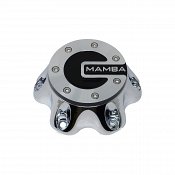 CAPPC6139C / Mamba Chrome Bolt-On Center Cap for 6x5.5