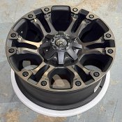 D56920901857 / Fuel D569 Vapor Machined Black DDT 20x9 8x180 20mm BL1
