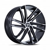 Dub Blaze DC275 Machined Gloss Black Custom Wheels