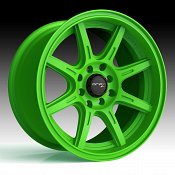 Drifz 308LG Spec-R Gloss Lime Green Custom Wheels Rims