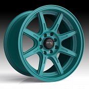 Drifz 308TG Spec-R Gloss Teal Green Custom Wheels Rims