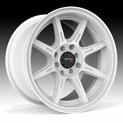 Drifz 308W Spec-R Gloss White Custom Wheels Rims