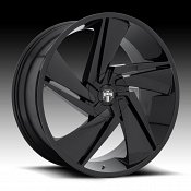 Dub Fade S247 Gloss Black Custom Wheels Rims