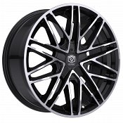 Edge Street 352MB Machined Gloss Black Custom Wheels