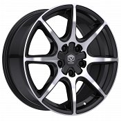 Edge Street 357MB Machined Gloss Black Custom Wheels
