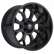 Edge Off Road 301B Gloss Black Custom Truck Wheels