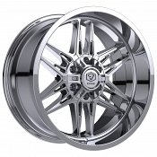Edge Off Road 303C Chrome Custom Truck Wheels