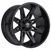 Edge Off Road 304B Gloss Black Custom Truck Wheels