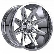 Edge Off Road 304C Chrome Custom Truck Wheels