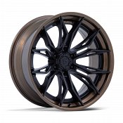 Fuel Mutiny FC404MZ Matte Black Bronze Custom Truck Wheels