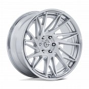 Fuel Dynamo FC405 Brushed Silver Custom Truck Wheels