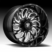 Fittipaldi Offroad Forged FTF17 Gloss Black Milled Custom Wheels Rims