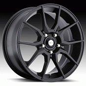 Focal 424 Notch Semi Gloss Black Custom Rims Wheels