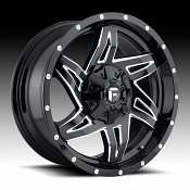 Fuel Rocker D613 Gloss Black Milled Custom Wheels Rims